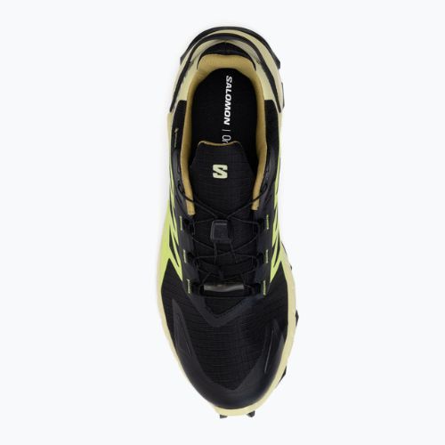 Buty do biegania męskie Salomon Supercross 4 GTX black/leek green/acid lime