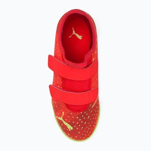 Buty piłkarskie dziecięce PUMA Future Z 4.4 IT V fiery coral/fizzy light/puma black/salmon