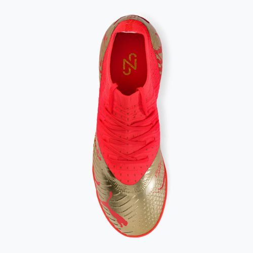 Buty piłkarskie dziecięce PUMA Future Z 3.4 Neymar Jr. TT fiery coral/gold
