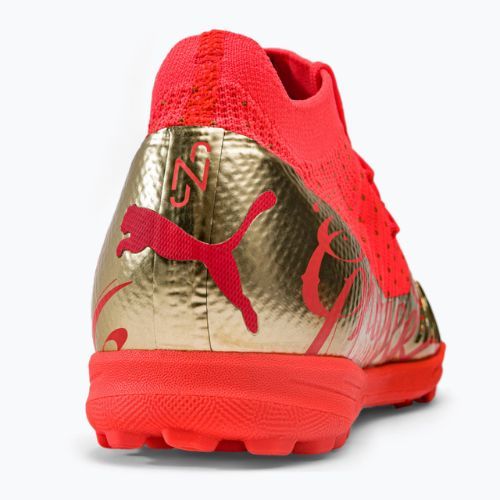 Buty piłkarskie dziecięce PUMA Future Z 3.4 Neymar Jr. TT fiery coral/gold