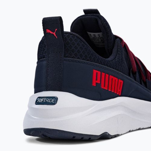 Buty do biegania męskie PUMA Softride One4all peacoat/high risk red