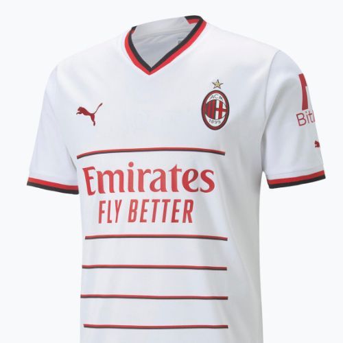 Koszulka piłkarska męska PUMA ACM Away Replica puma white/tango
