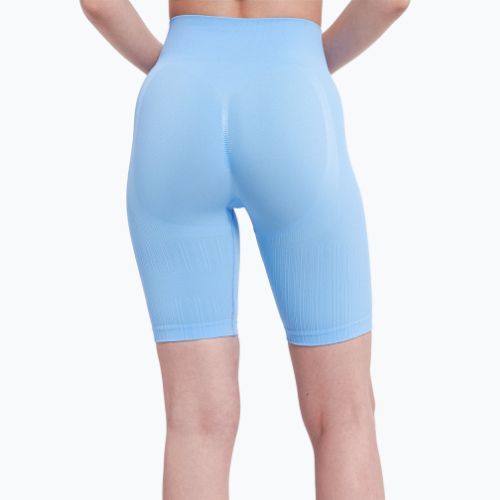 Spodenki treningowe damskie Gym Glamour Push Up baby blue