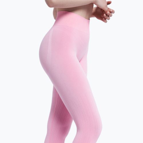 Legginsy treningowe damskie Gym Glamour Push Up candy pink