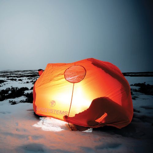 Namiot awaryjny dwuosobowy Lifesystems Survival Shelter 2 orange