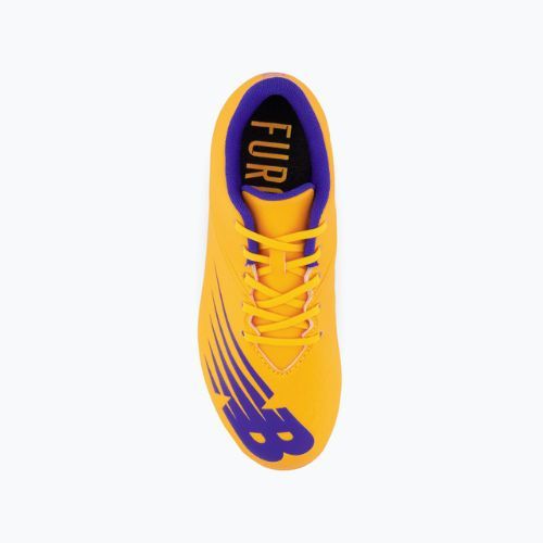 Buty piłkarskie dziecięce New BalanceFuron V6+ Dispatch JNR FG impulse/vibrant orange