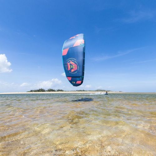 Latawiec kitesurfingowy DUOTONE Evo blue/vanilla