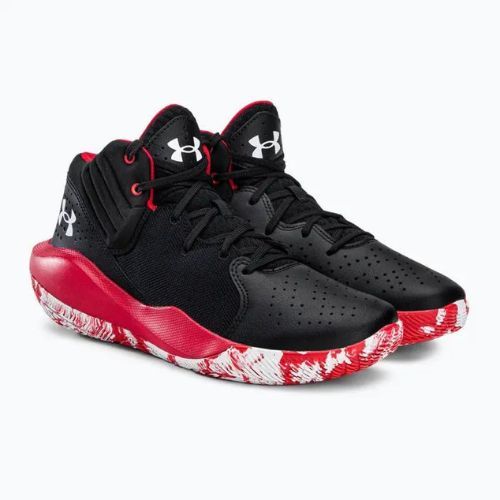 Buty do koszykówki męskie Under Armour Jet '21 black/red/white