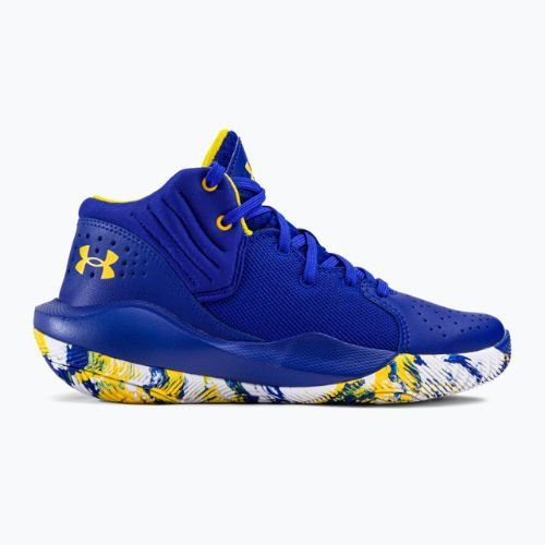 Buty do koszykówki damskie Under Armour GS Jet '21 royal/white
