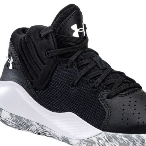 Buty do koszykówki dziecięce Under Armour GS Jet '21 black/white