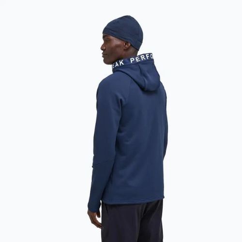 Bluza trekkingowa męska Peak Performance Rider Zip Hood blue shadow