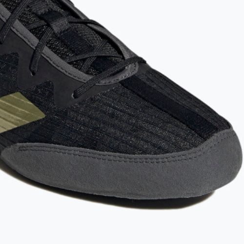 Buty bokserskie adidas Box Hog 4 czarno-złote GZ6116