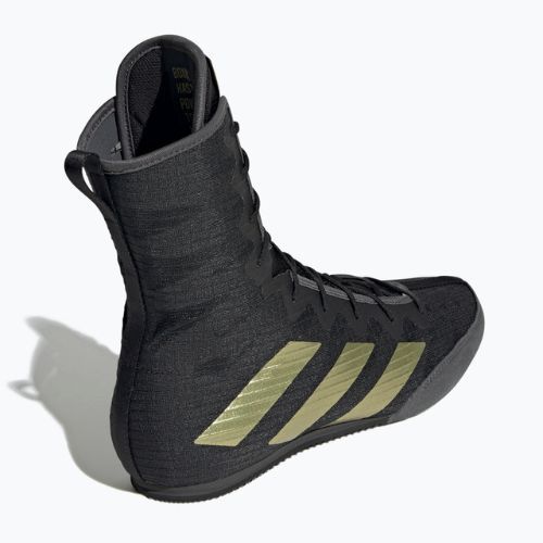 Buty bokserskie adidas Box Hog 4 czarno-złote GZ6116