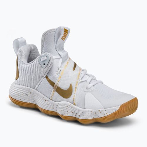 Buty do siatkówki Nike React Hyperset SE white/gold