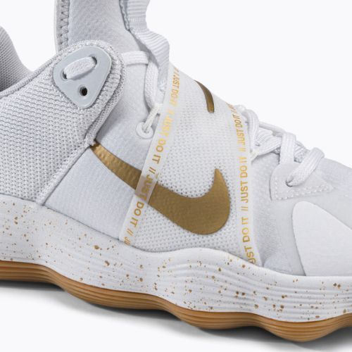 Buty do siatkówki Nike React Hyperset SE white/gold