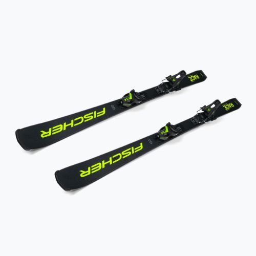 Narty zjazdowe dziecięce Fischer RC4 Race Jr Jrs (130) + wiązania FJ4 CA Jrs black/yellow
