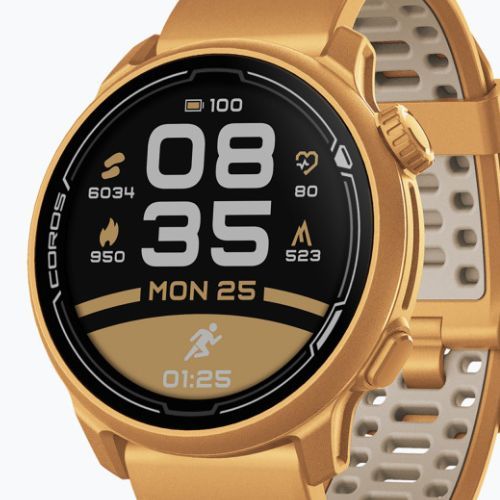 Zegarek COROS PACE 2 Premium GPS Silicone Band gold WPACE2