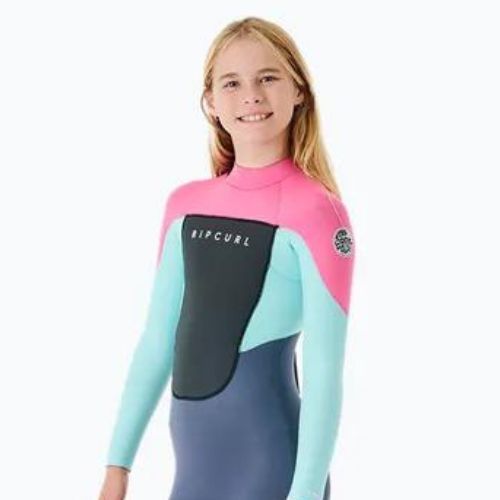 Pianka do pływania dziecięca Rip Curl Groms Omega 3/2 mm Back Zip pink