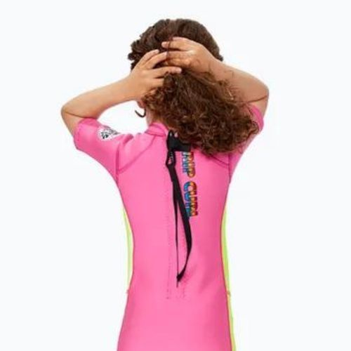 Pianka do pływania dziecięca Rip Curl Groms Omega 1,5 mm Back Zip Springsuit pink