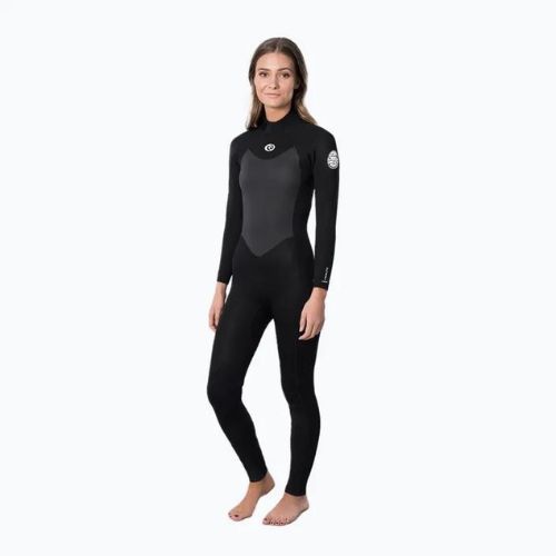 Pianka do pływania damska Rip Curl Omega 4/3 mm Back Zip black WSM9CW
