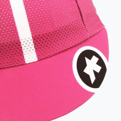 Czapka z daszkiem rowerowa ASSOS Cap fluo pink