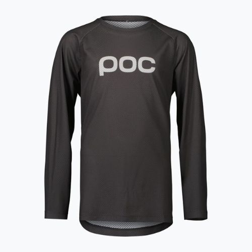 Longsleeve rowerowy dziecięcy POC Essential MTB Jr sylvanite grey