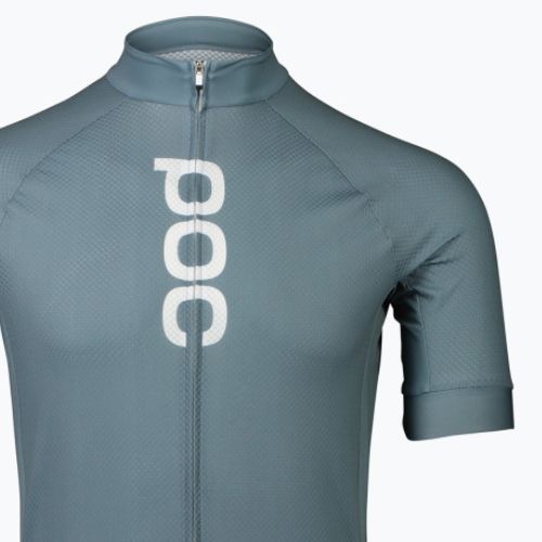 Koszulka rowerowa męska POC Essential Road Logo calcite blue/mineral blue