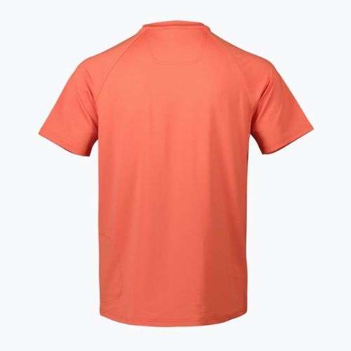 Koszulka rowerowa męska POC Reform Enduro Tee ammolite coral