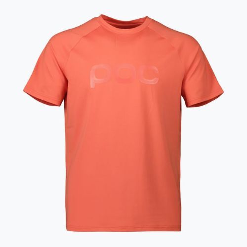 Koszulka rowerowa męska POC Reform Enduro Tee ammolite coral