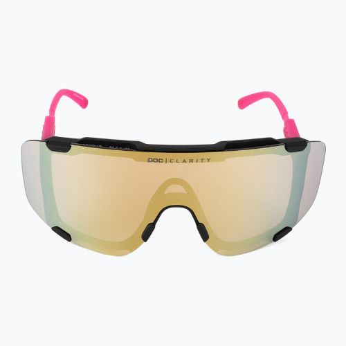 Okulary przeciwsłoneczne POC Devour fluo pink/uranium black translucent/clarity road gold