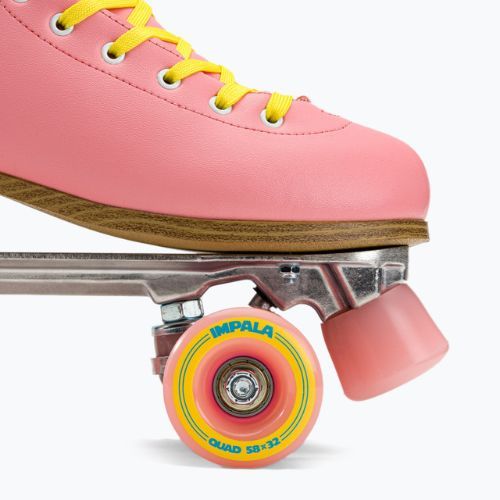 Wrotki damskie IMPALA Quad Skate pink/yellow