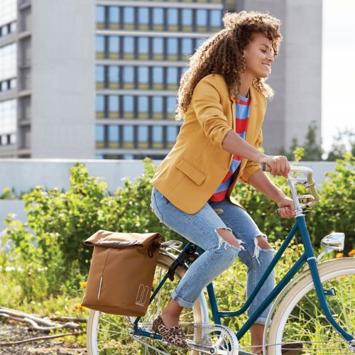 Sakwa rowerowa Basil City Shopper 16 l camel brown