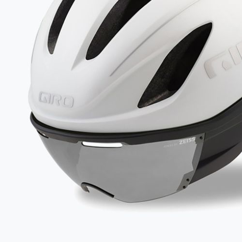 Kask rowerowy Giro Vanquish Integrated Mips matte white/silver/vivid road onyx
