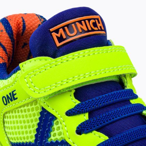 Buty piłkarskie dziecięce MUNICH One Kid Vco verde claro