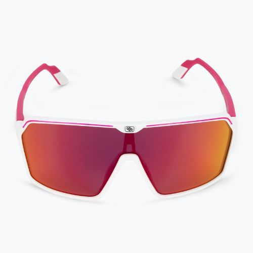 Okulary przeciwsłoneczne Rudy Project Spinshield white/pink fluo matte/multilaser red