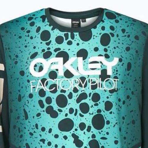 Longsleeve rowerowy męski Oakley Maven RC green frog