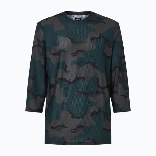 Longsleeve rowerowy męski Oakley Ride Free 3/4 camo hunter