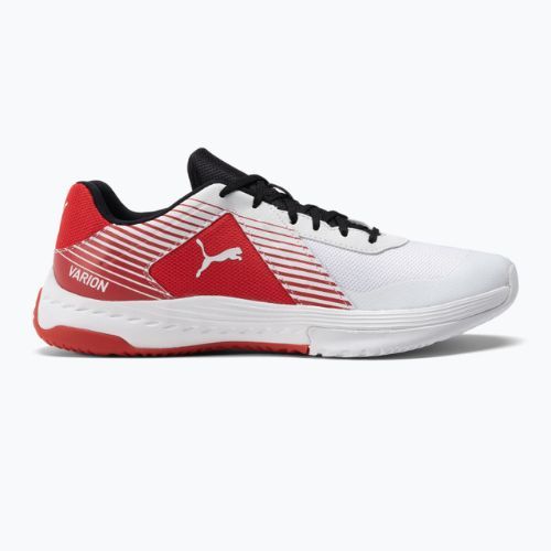 Buty do siatkówki PUMA Varion puma white/puma black/high risk red