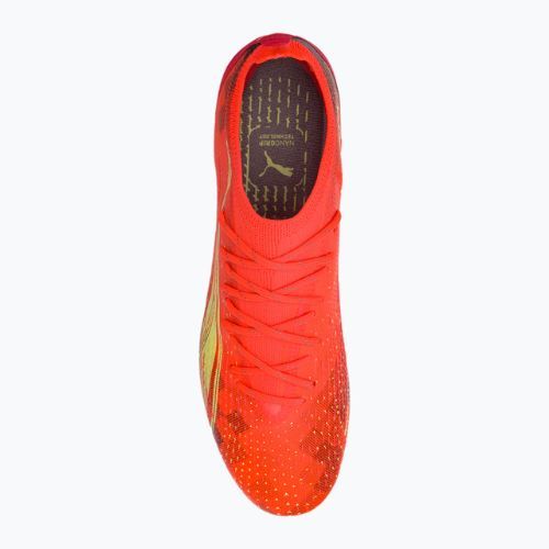 Buty piłkarskie męskie PUMA Ultra Ultimate MXSG fiery coral/fizzy light/puma black