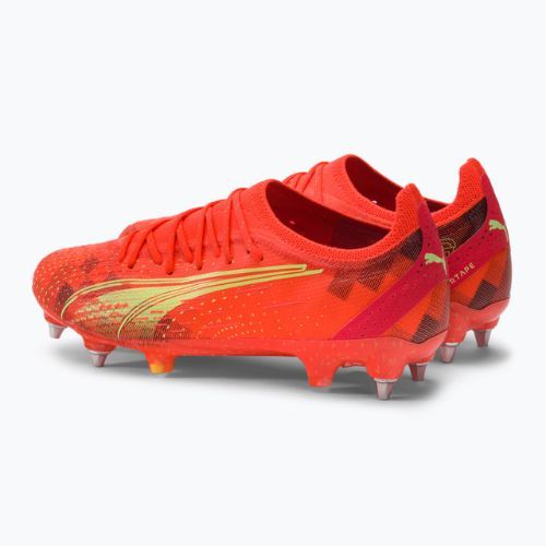 Buty piłkarskie męskie PUMA Ultra Ultimate MXSG fiery coral/fizzy light/puma black