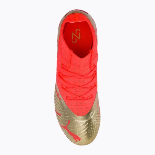 Buty piłkarskie dziecięce PUMA Future Z 3.4 Neymar Jr. FG/AG fiery coral/gold
