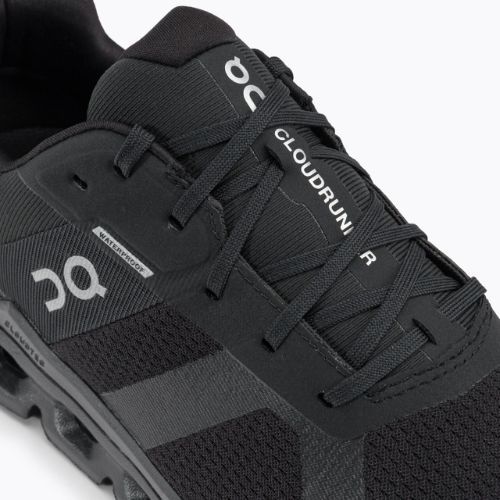 Buty do biegania męskie On Running Cloudrunner Waterproof black