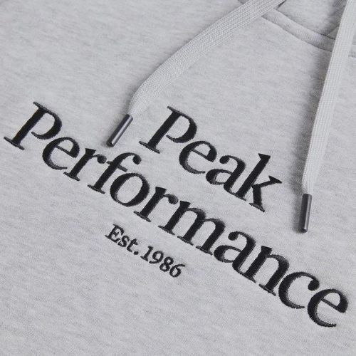 Bluza trekkingowa męska Peak Performance Original Hood med grey mel