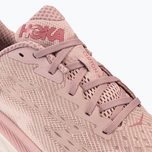 Buty do biegania damskie HOKA Clifton 9 pale mauve/peach whip
