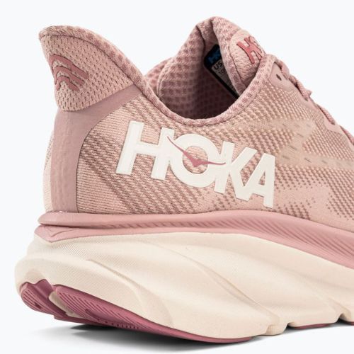 Buty do biegania damskie HOKA Clifton 9 pale mauve/peach whip