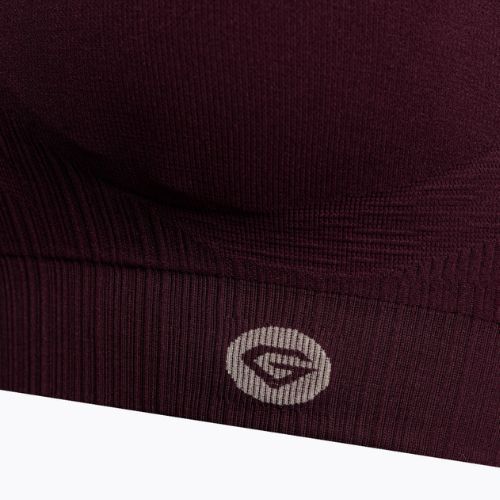 Biustonosz treningowy Gym Glamour Push Up grape