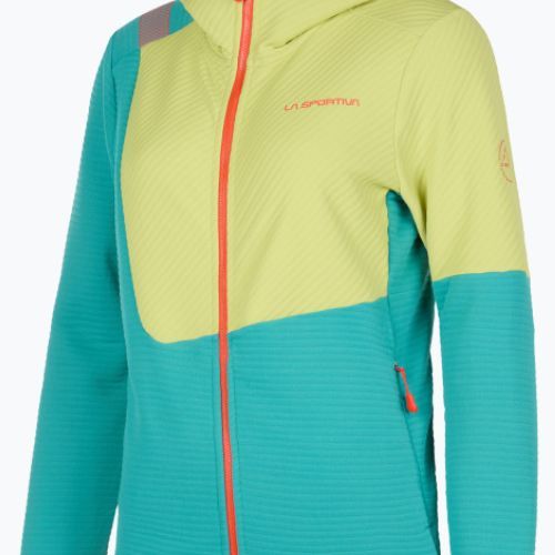 Bluza wspinaczkowa damska La Sportiva Mood Hoody lagoon/green banana