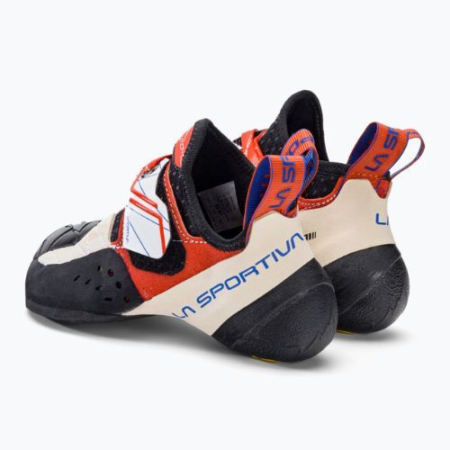 Buty wspinaczkowe damskie La Sportiva Solution white/lily orange