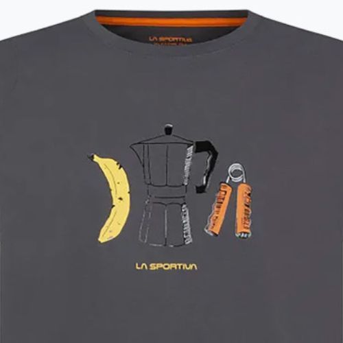 Koszulka wspinaczkowa męska La Sportiva Breakfast carbon/maple
