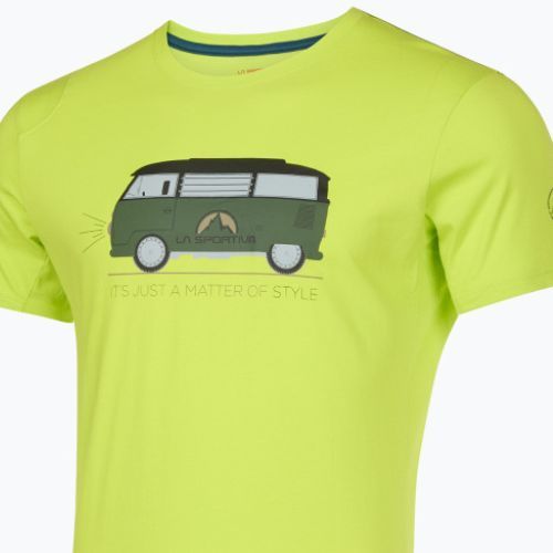 Koszulka wspinaczkowa męska La Sportiva Van lime punch